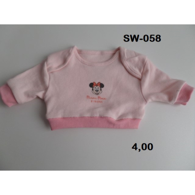 Sweater zalm met Minnie Mouse